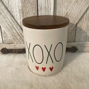 Rae Dunn XOXO Watercolor Hearts Baby Cellar